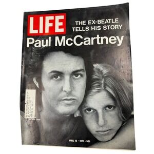 Vintage LIFE Magazine April 16 1971 Paul McCartney The Beatles Cover Story Linda